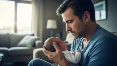 علائم افسردگی پدر بعد از تولد فرزند