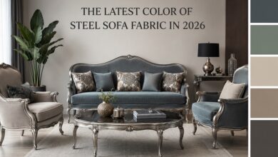 جدیدترین رنگ پارچه مبل استیل در سال 2026