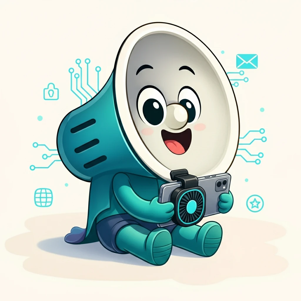 فن خنک کننده گوشی