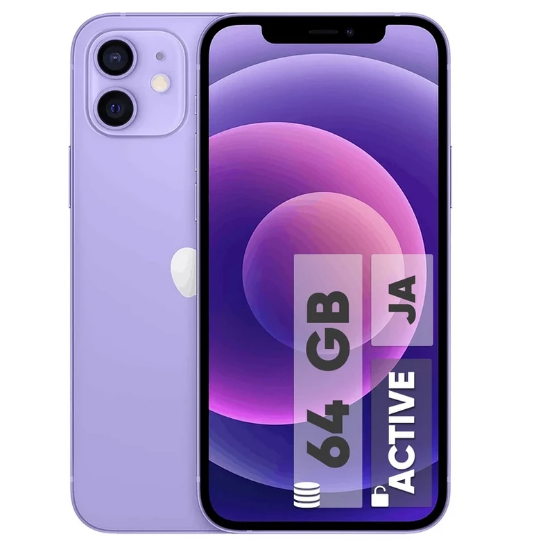 گوشی موبایل مدل iPhone 12 JA تک سیم‌ کارت ظرفیت 64 گیگابایت و رم 4 گیگابایت - اکتیو اپل
