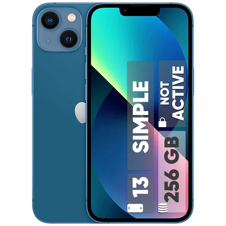 گوشی موبایل مدل iPhone 13 دو سیم‌ کارت ظرفیت 256 گیگابایت و رم 4 گیگابایت - نات اکتیو اپل
