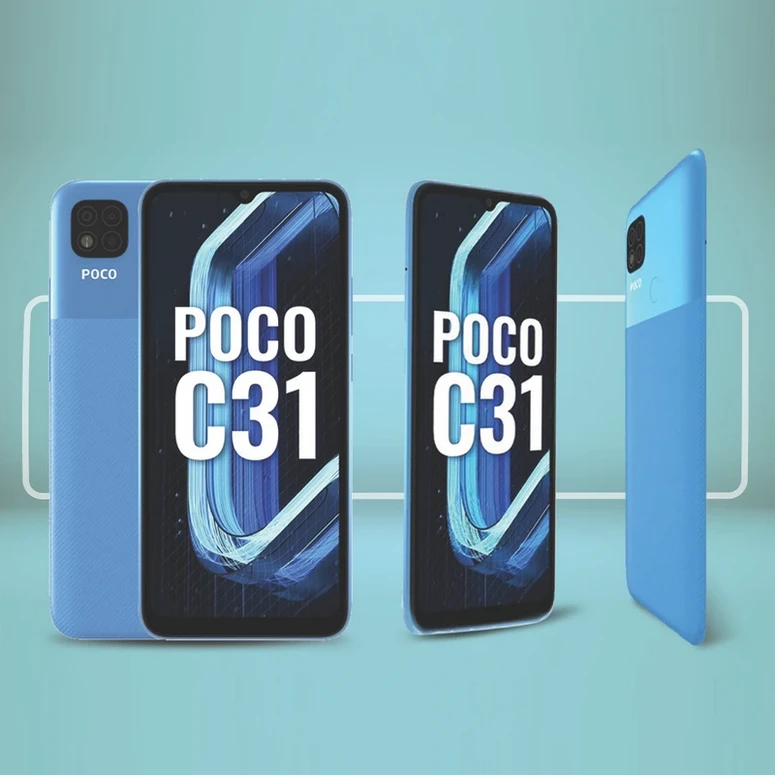 گوشی موبایل مدل POCO C31 دو سیم‌ کارت ظرفیت 32 گیگابایت و رم 3 گیگابایت شیائومی