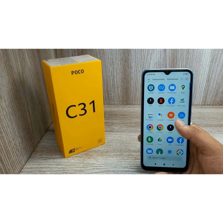 گوشی موبایل مدل POCO C31 دو سیم‌ کارت ظرفیت 32 گیگابایت و رم 3 گیگابایت شیائومی