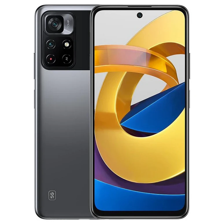 گوشی موبایل مدل Poco M4 Pro 5G دو سیم‌ کارت ظرفیت 128 گیگابایت و رم 6 گیگابایت شیائومی